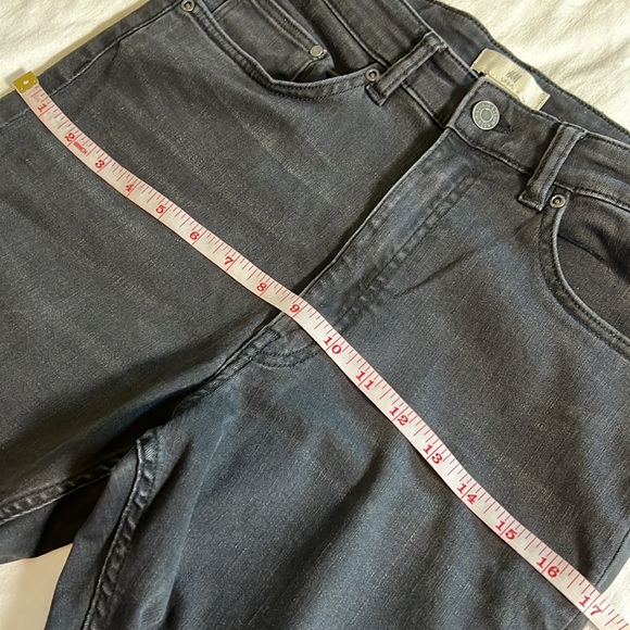 H&M LOGG Black Gray High Waisted Skinny Jeans Size 8 - Picture 7 of 14